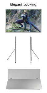 High Light 13.3 Inch 2.5k LED 100% SRGB Portable Foldable <strong>Monitor</strong> IPS 400cd/m2 <strong>Built</strong>-<strong>in</strong> Speakers for PC <strong>Computer</strong> - Product Image 2