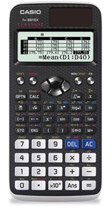 Casi o科学计算器与552功能在黑色和白色的学生太阳能和电池粉末 - Product Image 4