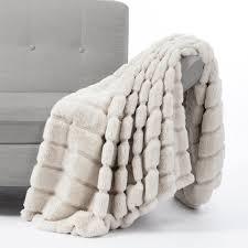 Süper kabuk kenar rahat yumuşak polar jakarlı peluş kabarık kabartmalı atmak battaniye üretici tarafından hindistan'da harinternational uluslararası - Product Image 6