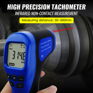 Alta qualità tachimetro digitale sensore 2.5 a 999.9RPM velocità di rotazione misurazione contagiri senza contatto per moto auto