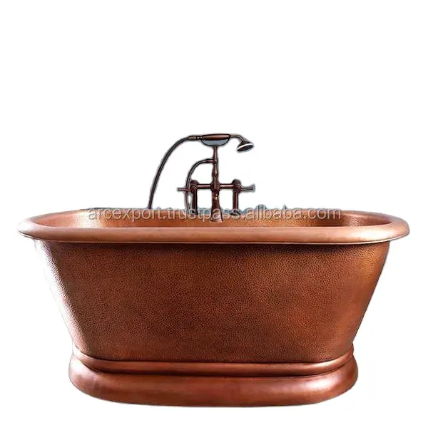 Tubo de baño elegante estándar moderno de decoración de alta calidad al por mayor de lujo de metal de cobre