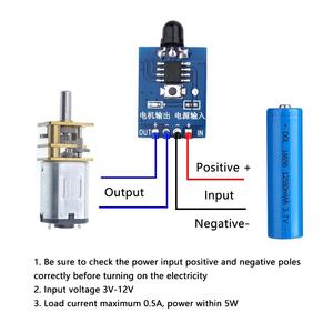 DC3-12V Miniature Wireless Remote <strong>Control</strong> Forward And Reverse Pwm Speed <strong>Control</strong> Module <strong>Dc</strong> Brushed <strong>Motor</strong> <strong>Motor</strong> Drive Module - Product Image 6