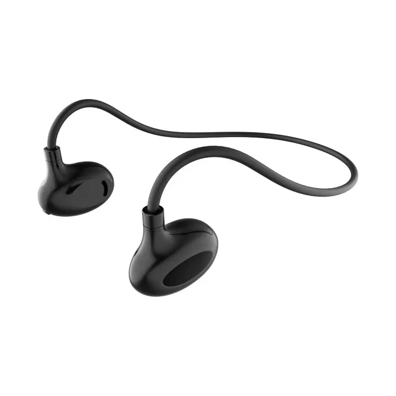 Hotriple Headset C20, Earphone Headphone nirkabel warna hitam dalam telinga TWS untuk permainan olahraga