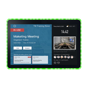 10.1 13.3 15.6 21.5 pollici lcd android wifi aula sala riunioni pannello di prenotazione sala conferenze segnaletica digitale - Product Image 1