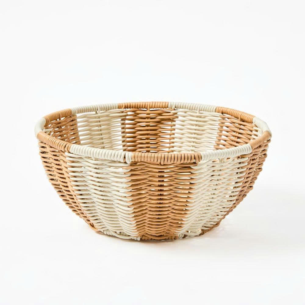 Light Brown and White