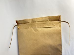 可堆肥的2层牛皮纸袋，带绳带手柄，用于大米、小麦粉、茶叶、粉末、种子包装 - Product Image 5