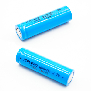 Yüksek performanslı lityum iyon hücre şarj edilebilir AA Icr14500 800mah 14500 3.7v Li-ion pil lityum iyon batarya - Product Image 2