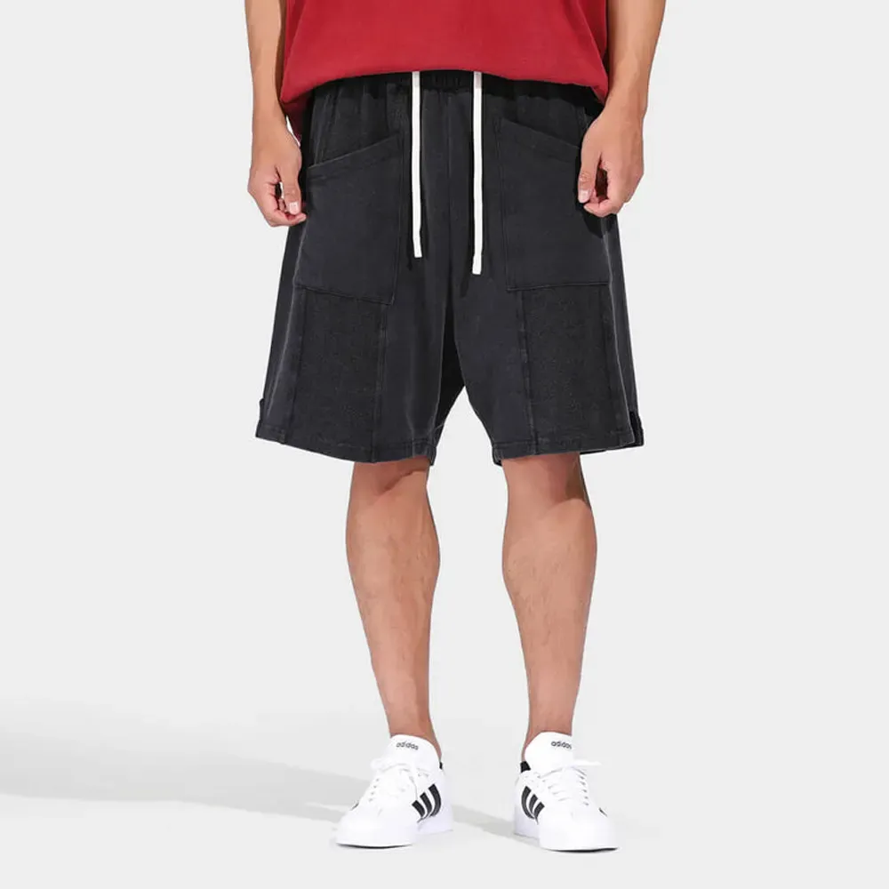 Pantalones cortos de playa de Color rojo vino de poliéster 100% de calidad Superior patrón sólido impermeable para la temporada de verano