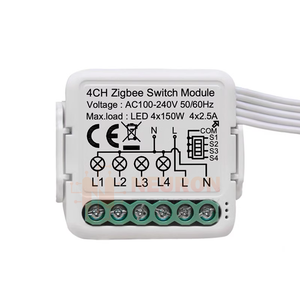 Tuya ZigBee 1/2/3/4ギャングスマートライトスイッチモジュールスマートライフ/Tuyaワイヤレスリモコン - Product Image 1