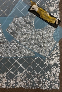 Son yeni parti giyim SEQUANCE SAREE işlemeli iş SARI/SARI/SHARI bluz tarafından MEETALI oluşturma - Product Image 5