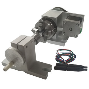 Altura central 44mm 4 mordazas Chuck 4:1 CNC 4 ejes portabrocas giratorio eje giratorio 4 ejes CNC giratorio para enrutador CNC - Product Image 1
