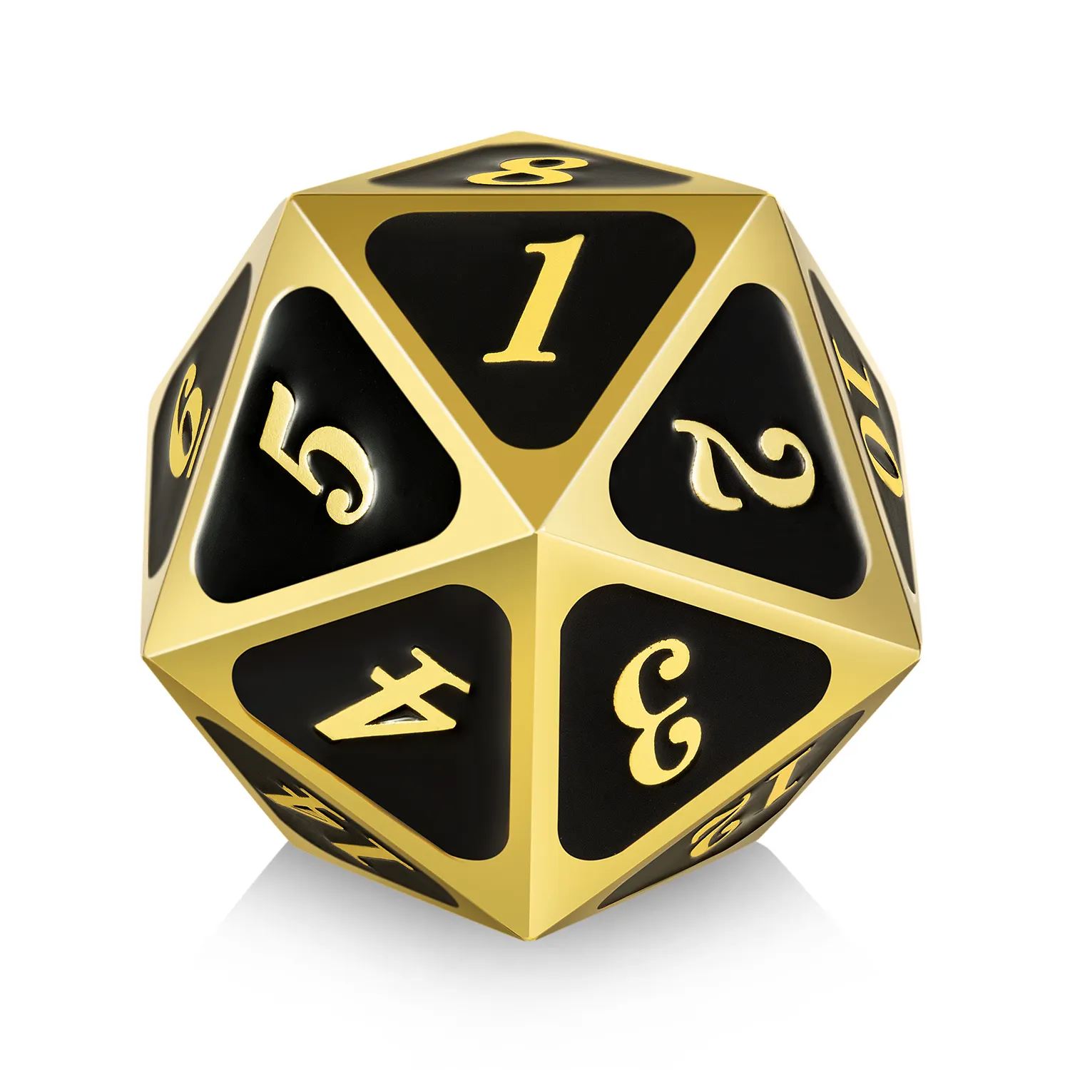 Dados de juego de rol de 40mm, dados gigantes personalizados de 20 lados, Metal D20, dados para MTG Magic D20 para Magic The Gathering