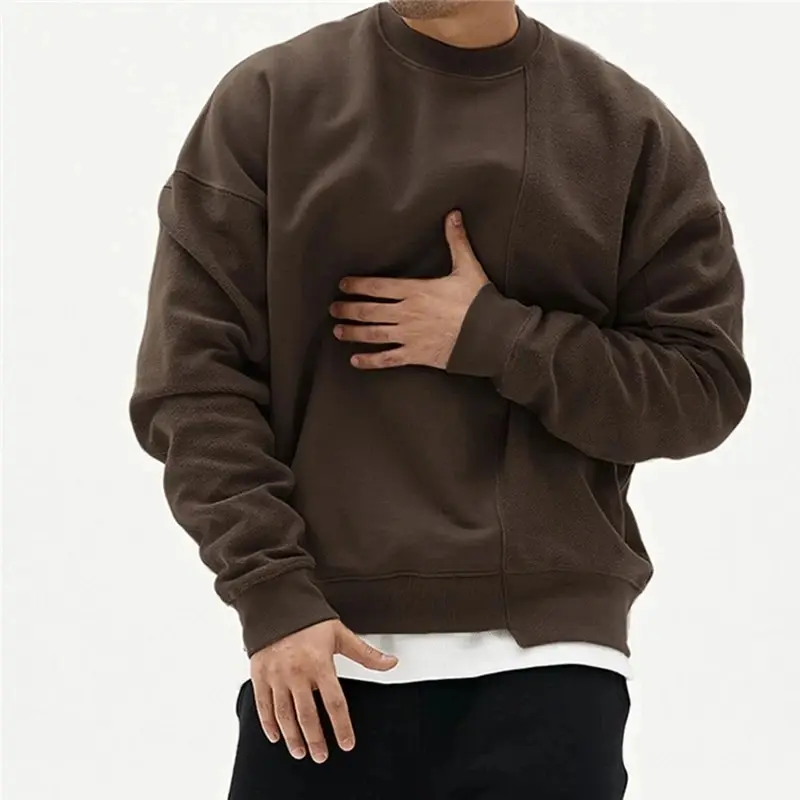 Ultima felpa da uomo vestiti in pile Pullover caldo da uomo maglione largo di marca da uomo maglione Casual lavorato a maglia invernale 7XL 8XL