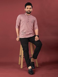 短库尔塔是一种时尚而多功能的传统印度手工编织设计 - Product Image 3