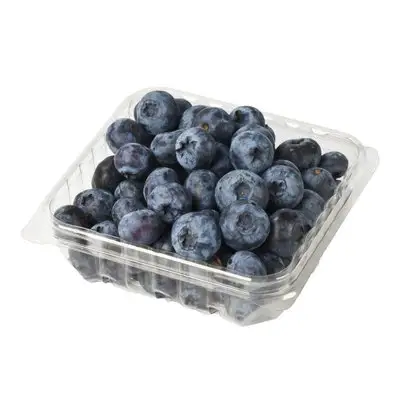 Caja transparente para llevar alimentos, caja de plástico PET para frutas, contenedor para embalaje de bayas