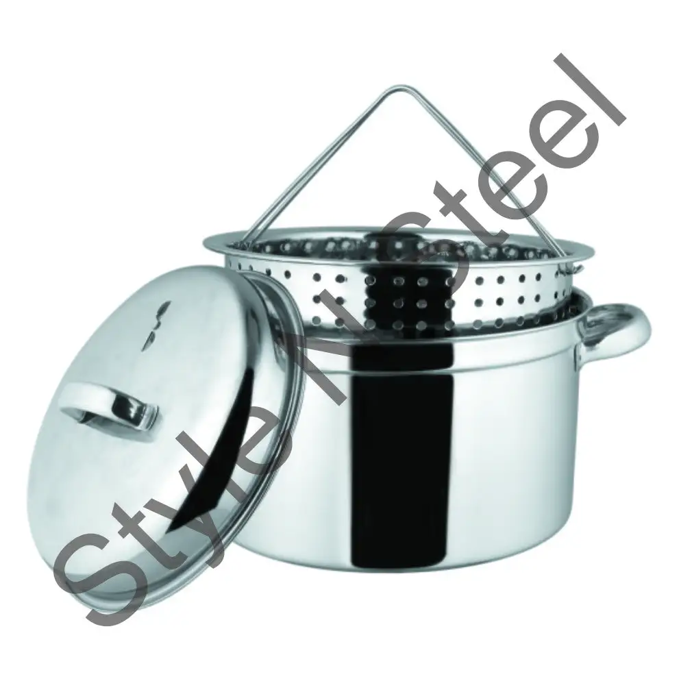 ステンレス鋼調理鍋蒸し器鍋蒸し器4 QT調理器具セットステンレス鋼食品蒸し器セット