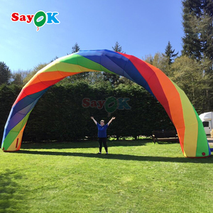 Sayok Customized Inflatable Archway Entrance <strong>Rainbow</strong> Inflatable Arch for Party Decoration Event Promotion - Product Image 4