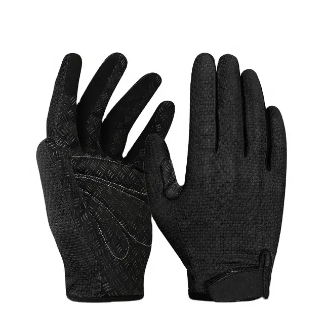 Outdoor Cycling MTB Anti-slip Windproof Touch Screen Full Finger Gloves Non Slip Electric Bike Riding Sports Gloves