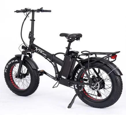 Bicicleta eléctrica de alta calidad de 20 "500 vatios 48 voltios de litio e Bike Cruiser