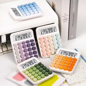 Semplice calcolatrice gradiente a 12 cifre grande schermo ufficio di contabilità per studenti dall'aspetto alto dedicato - Product Image 2