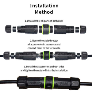 Smart City IP68 Wasserdichter RJ45 CAT6 IoT-Netzwerk koppler Zuverlässige Daten anschlüsse für den Außenbereich für die städtische Infrastruktur - Product Image 6