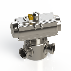 MV tipi paslanmaz çelik 2 yolları 3 yolları küresel vana tam delik manuel otomatik DN25-DN150 - Product Image 1
