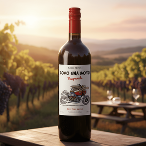 Como UNA Moto, đỏ khô, tempranillo 100%, rượu vol 12%, varietal Tây Ban Nha, 0,75lt, từ castilla La Mancha. - Product Image 3