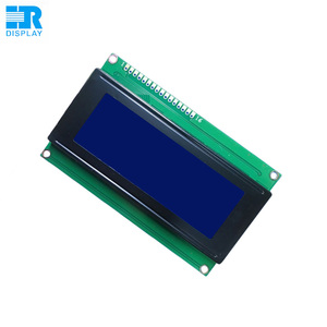 Módulo de pantalla LCD monocromática 2004, pantalla LCD de 20x4 caracteres, 16 Pines, 8 bits en paralelo, módulo LCD Azul-Blanco KS0108 - Product Image 3