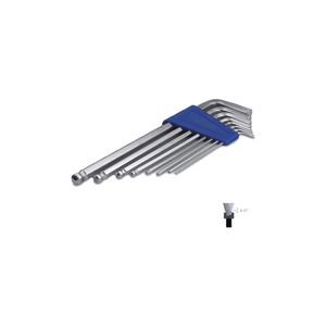 六角L键内六角扳手-9件套公制毫米尺寸1.5-10短系列 - Product Image 1
