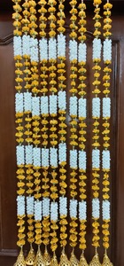Yellow Mogra Garland for Haldi Decoration, Diwali Decoration/Indian Decorations Garland for Event Outdoor Backdrop for <strong>Party</strong>