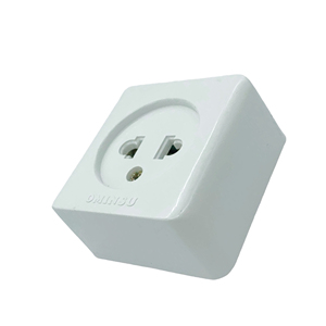 ซ็อกเก็ตติดผนัง K3 ominsu 1ซ็อกเก็ตสองขาฐานทนความร้อนคุณภาพสูง - Product Image 3