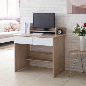Writing <strong>Computer</strong> Desk Modern Simple Study Desk Industrial Style Folding Laptop <strong>Table</strong> for Home Office <strong>Notebook</strong> Desk Brown Desktop - Product Image 5