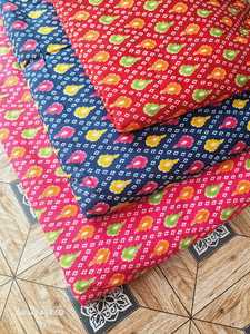 手工印花面料100% 棉家纺面料印度服装制作面料手工跑步材料 - Product Image 5