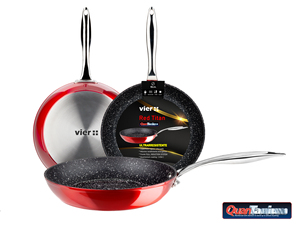 Hot bán chất lượng hàng đầu bán buôn 2-lớp không dính gang chảo chống gỉ cho nấu ăn - Product Image 3