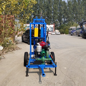 22HP150m深さディーゼル井戸掘削リグ南アフリカとチリのボアホール掘削機で販売