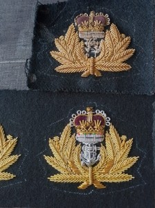 תגים מותאמים אישית של pakistan כסף באיכות גבוהה רקמת חוט תבשיל-על אביזרים אחידים עם עבודת חוט מטילים