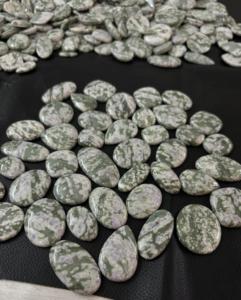100% doğal barış yeşim Cabochon taş toptan fiyat gevşek taş kristaller çakra şifa enerji takı yapımı için - Product Image 6
