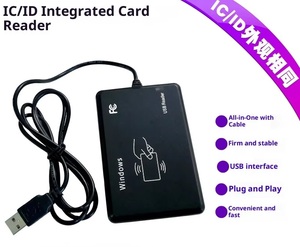 Sensoretail nhà máy giá thấp 125Khz ABS <span class=keywords><strong>ID</strong></span>/IC đầu đọc thẻ RFID ISO 18000-6c Proximity thẻ USB giao diện 2-10 mét đọc - Product Image 2