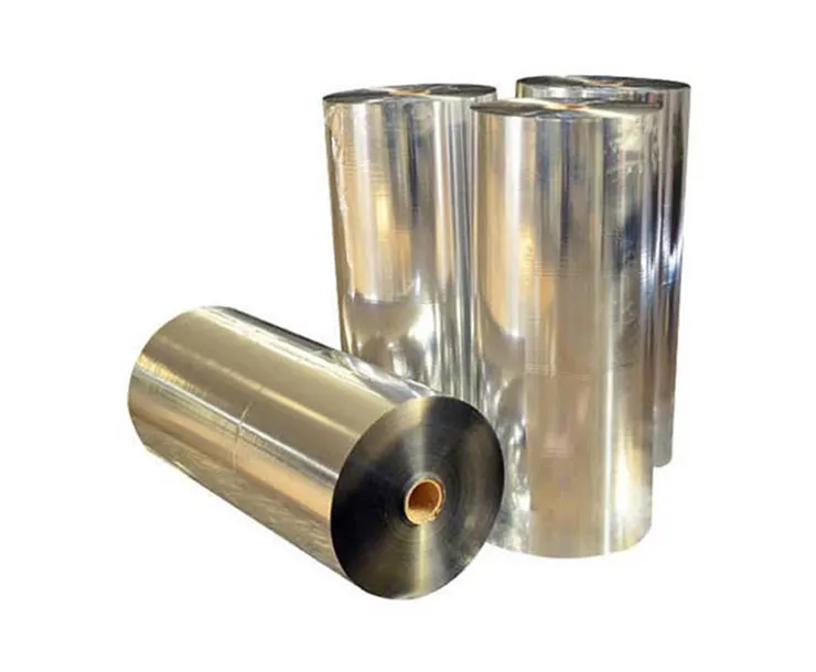 Rollos de película plástica de película de poliéster metalizada con propiedades isotrópicas Supet de calidad confiable 100% para aplicaciones de embalaje flexible