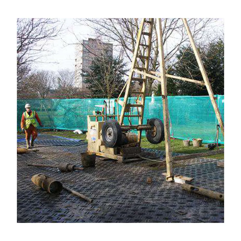 Alfombrillas de carretera de alta calidad para pista de excavadora, alfombrilla de protección de suelo temporal para construcción de pantanos de 4x8 pies