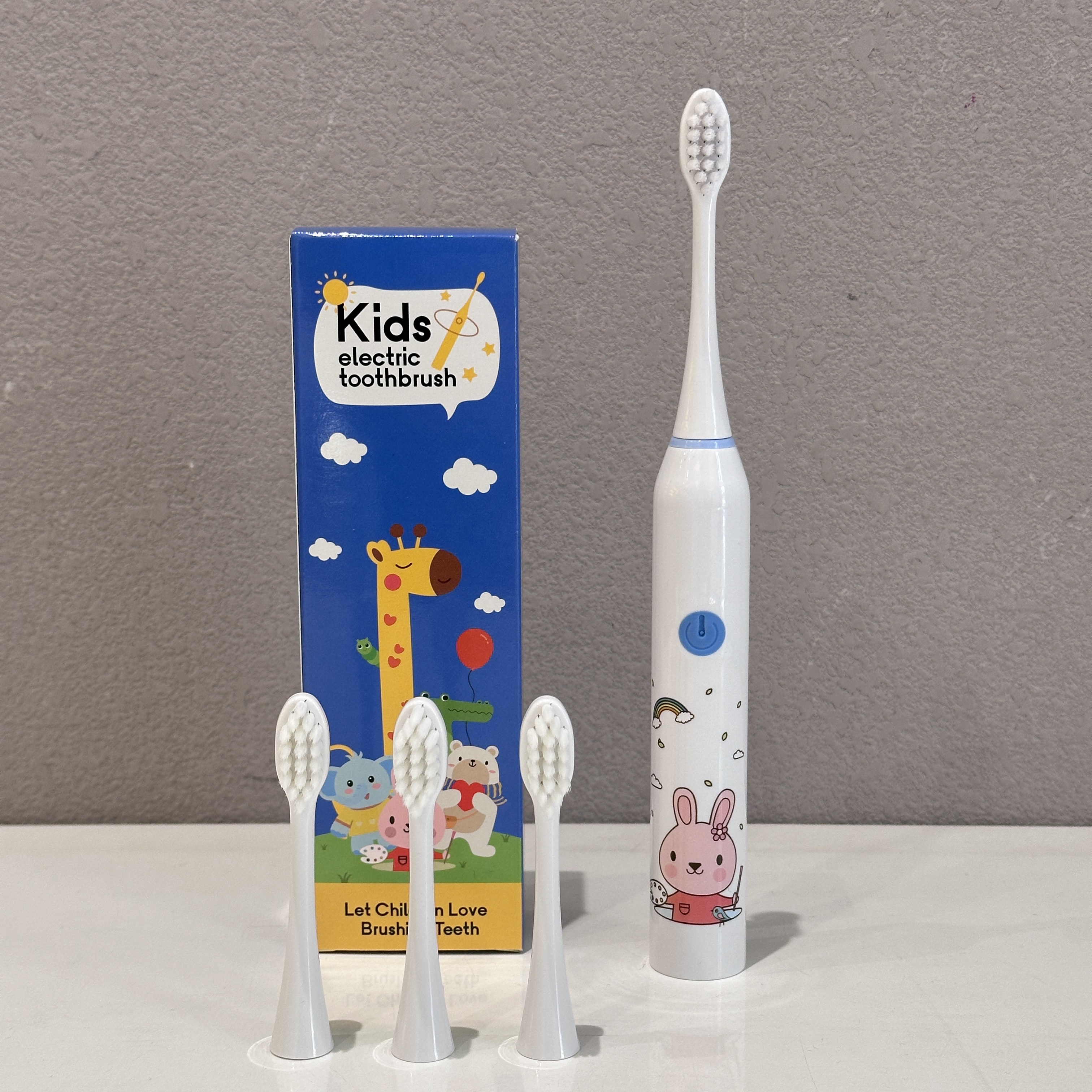 White 4pcs brush heads