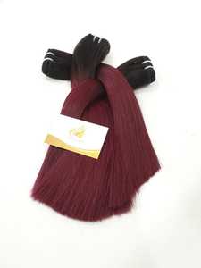 SDD Grade Best Quality Raw Cuticle Aligned Hair <strong>Bundles</strong> 99J Color Vendors Vietnam Hair Double Drawn Human Hair Bone Straight