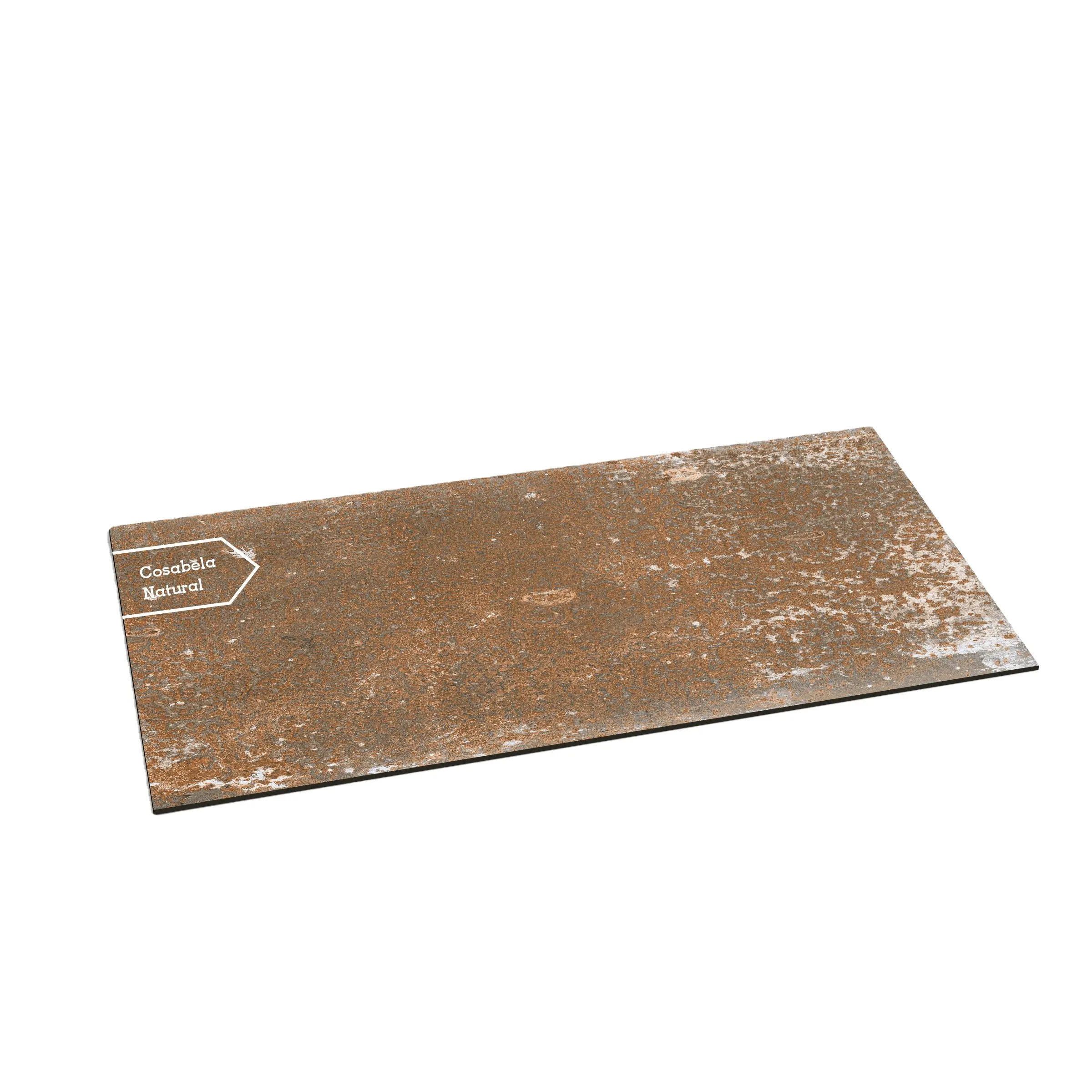 Piastrelle per pavimenti resistenti agli acidi antiscivolo marrone scuro spessore 9 MM piastrelle in gres porcellanato di legno indiano 600x600mm 600 x1200mm