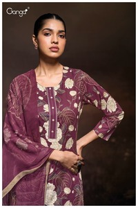 Yüksek kaliteli geleneksel hint Salwar Kameez baskılı Kurta ile Set ve en iyi fiyatlarla günlük ve parti giymek için alt eşleşen - Product Image 3