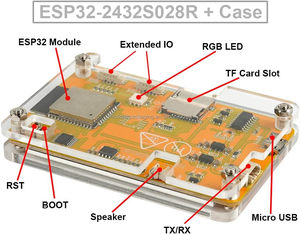 2,8 "ESP32 Smart Touch LCD-Modul ILI9341 Display mit WiFi Bluetooth für Arduino GUI-Projekte und eingebettete IoT-Geräte