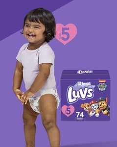 הגנה מפני דליפת רמת פרו-חד פעמי, חיתולים luvs (גודל 3,4,5,6,7) חבילת ספירה 294, הסיטונאי - Product Image 3