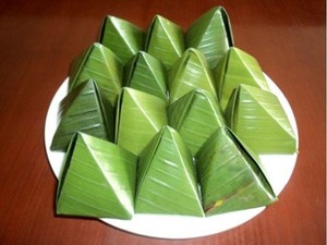 Dong yaprakları Vietnam şal Banh Chung metin ve gıda - Product Image 6
