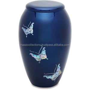 High Quality American Style Metal Cremation Urn Medium Size Keepsake for <strong>Human</strong> Ashes Wholesale <strong>Feral</strong> Supplies - Product Image 2