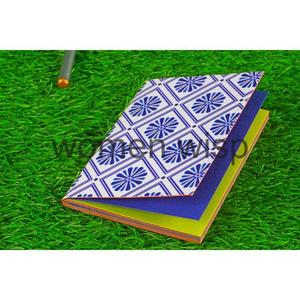 精美设计手工制作印花面料笔记本纸质工艺书带办公礼品 - Product Image 5