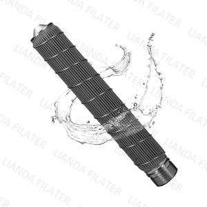 LIANDA 52 mm Cartridge <strong>Filter</strong> SS904L <strong>Sintered</strong> Stainless Steel 75 Micron Diamond Hole Metal Catalyst Recovery & Retention